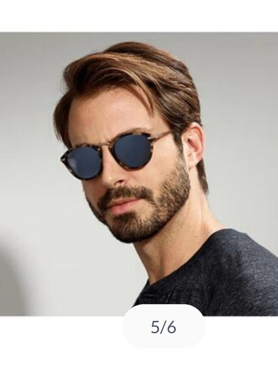 Revo Tortoiseshell and Gold Round Sunglasses with Green Lenses main image 4